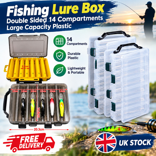 Fishing lure box double - box,