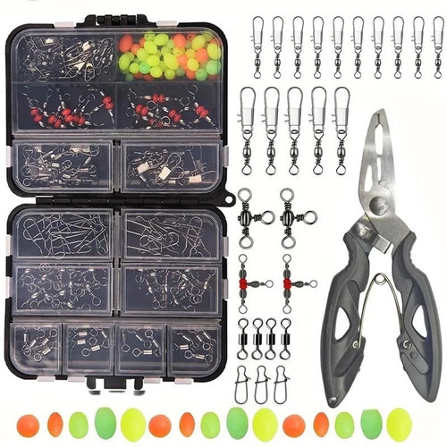 140 pcs fishing - 140, swivel