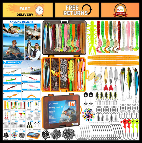 137pcs fishing lures tackle - lures,