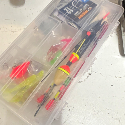 Clear plastic tackle - clear,