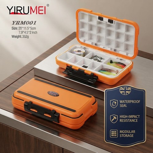 Waterproof fishing tackle box - fishing,