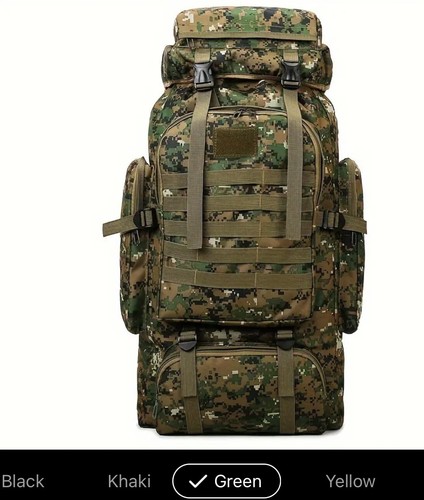 Carp fishing rucksack - carp, camo