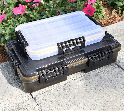 Large fishing tackle box - tackle,
